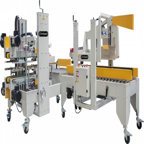 自动折盖封箱配套自动四角边封箱机